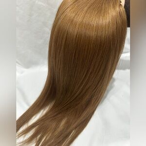 Salon Quality Human Hair Clip-In Extensions #6 Light Brown 21–22” 142g